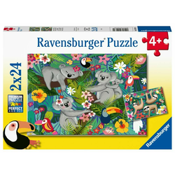 Ravensburger Koale in lenivci 2x24 kosov