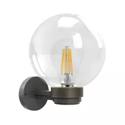 Brilagi - Spoljno zidno svetlo HARBOR 1xE27/40W/230V IP33 antracit/prozirno