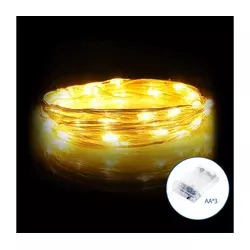 Aigostar - LED lanac 100xLED/3xAA 10,3 m topla bela