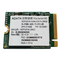 SSD M.2 NVMe 256GB ADATA IM2P33F3A / 2230 Bulk