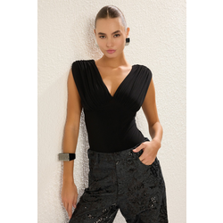 Trendyol Black V Neck Knitted