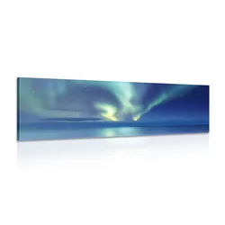 Slika severni sij nad oceanom - 135x45