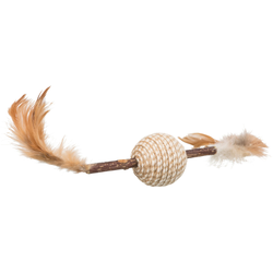 TRIXIE Igračka za mačke Štapić sa lopticom i perjem Matatabi Feather Game 20cm