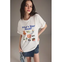 Trendyol Milla Ženska majica TWOSS25TS00166, Bela