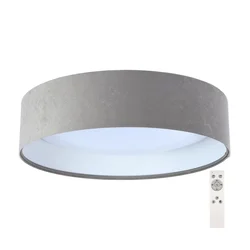 LED prigušiva plafonska svetiljka SMART GALAXY LED/24W/230V siva/bela + daljinski upravljač