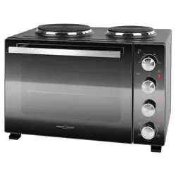 ProfiCook PC-KK1302 4v1 mini pečica z kuhalnima ploščama, 32 L, 1500 W