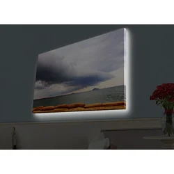 Zidna slika sa LED osvetljenjem 4570HDACT-017, 45x70 cm