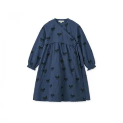 Liewood Cleo haljina,Bow / Indigo blue