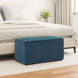 Stolica Plava 81 x 41 x 40 cm Svileni i Fino Radeći Drvo