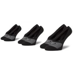 Asics unisex. 3033A394 Komplet 3 črnih nevidnih nogavic (35/38), Črna, Domača oblačila, Bombaž