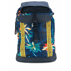 Tommy Hilfiger - printed design backpack - men - Blue