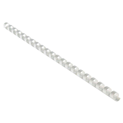 Plastične hrbtne strani 25 belih