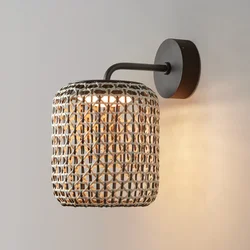 Bover Nans A LED zunanja stenska svetilka, rjava, O 21,6 cm - Dizajn - grafitno rjava, rjava - Kovina