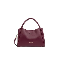 LANCASTER Paris Ročna torbica Lancaster Sac a main Aimantée M Ida Double Bordeaux Foncé rjava