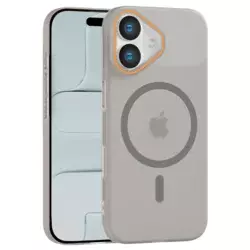 Matte Color MagSafe maska za iPhone 17 – siva