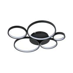 Brilagi - LED plafonska svetiljka ECHO LED/60W/230V 4000K 50x57 cm crna