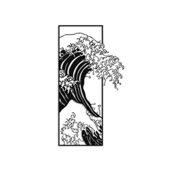 WALLXPERT Zidna dekoracija Waves 3