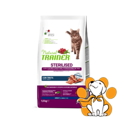 Natural Trainer Sterilised Cat With Trout 1.5kg, Hrana Za Mačke Sa Pastrmkom
