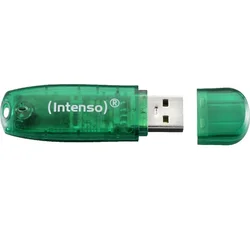 (Intenso) USB Flash drive 8GB Hi-Speed USB 2.0, Rainbow Line, ZELENI - USB2.0-8GB/Rainbow