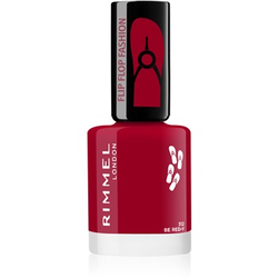 Rimmel 60 Seconds Flip Flop lak za nohte odtenek 312 Be Red-y 8 ml