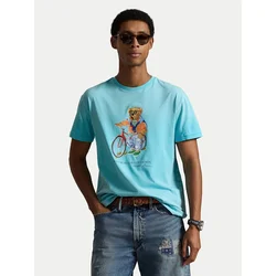 Polo Ralph Lauren Majica 710B16613001 Modra Regular Fit