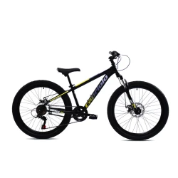 Capriolo Bicikl za decu Oxygen, 24/12, Crni