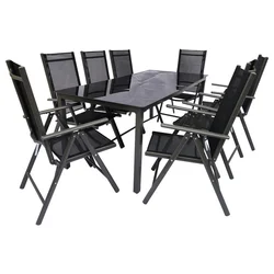 Gardenson Vrtni Set Kalia, Črna, 9-Delno
