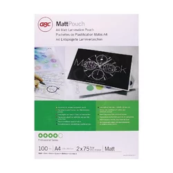 FOLIJA ZA PLASTIFICIRANJE  75MY A4 MAT PK100 GBC 3747240