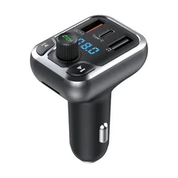 KONFULON JK71 Auto punjač, MP3, FM Radio, Crni