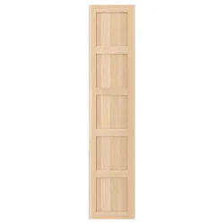 BERGSBO Vrata sa šarkama, belo b. im. hrastovine, 50x229 cm