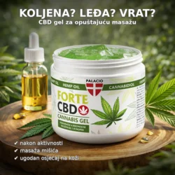 Forte CBD masažni gel 600ml.
