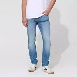 Slim fit farmerke sa efektom izbledelosti