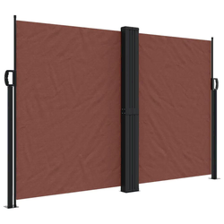 Bočna tenda na uvlačenje smeđa 160 x 1000 cm