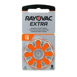 Baterije Za Slušne Aparate Rayovac Extra, Tip 13, 8 Kos