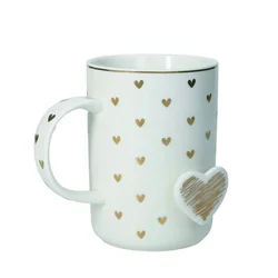 Brandani Lonček Amore Mio 8xh11cm/srčki/porcelan