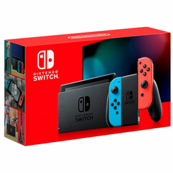 Igralna konzola Nintendo Switch + neonsko rdeč in moder Joy-Con