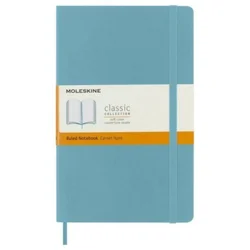 Rokovnik Moleskine Reef blue mek povez linije čist list LG