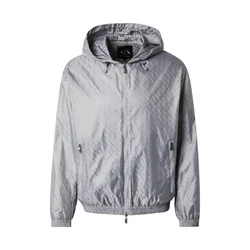 ARMANI EXCHANGE Prehodna jakna  siva