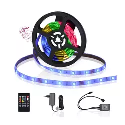Aigostar - LED RGB prigušiva spoljna traka 3m LED/24W/12/230V IP65 + daljinski upravljač