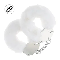 Ouch! Heavy-Duty Soft Touch Handcuffs White - Secure & Padded Design OU1046WHT