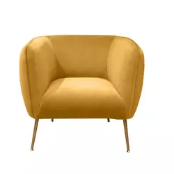 FOTELJA 79/71,5/71,5 cm , žuta, zlatna