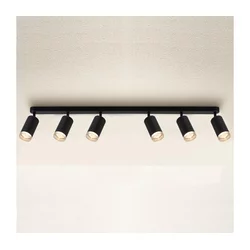Brilagi - Kupatilska reflektorska svetiljka SELE 6xGU10/30W/230V IP44 crna