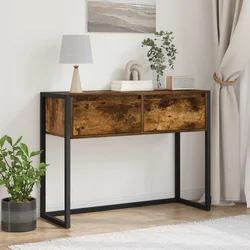 Konačna Stolić Dimni hrast 100 x 36 x 75 cm Konstruirano drvo