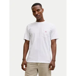 Jack & Jones Majica Blucaleb 12293019 Bela Regular Fit