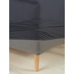 Žersejni čaršav sa lastišem JENNY 160x200x35 antracit
