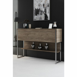 HANAH HOME Komoda Luxe Silver Walnut