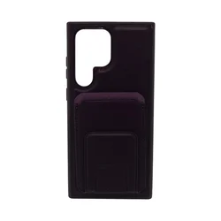 Maska za telefon LEATHER MAGSAFE WALLET za Samsung S23 Ultra, Ljubičasta