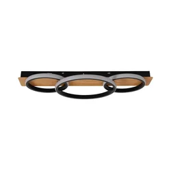 LED plafonsko svetlo ROWENA LED/18W/230V crna/braon