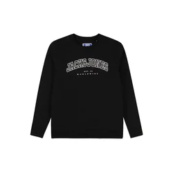 Jack & Jones Junior Majica črna/bela