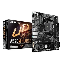 Matična ploča AM4 Gigabyte A520M H RGB DVI/HDMI/M.2